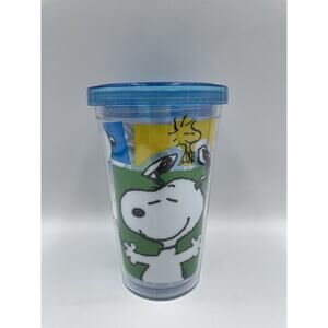 Peanuts Snoopy 12oz Acrylic Cup With Lid
